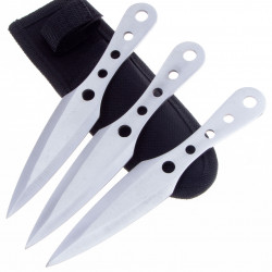 Knives throwing black claw 3pcs in a case
