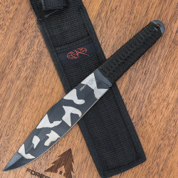 Knife throwing pirate sport 7 camouflage in a case (0812b)