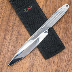 Knife throwing pirate sport 3 chrome in a case (0824)